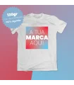100 t-shirts personalizadas brancas baratas
