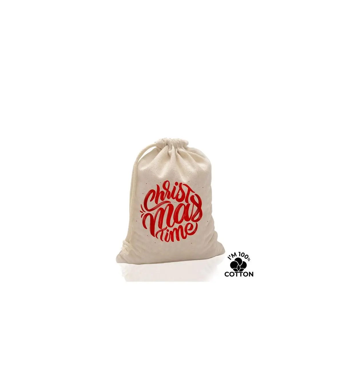 Sacos BagOnYou Saco de pano cru 180g, com atilhos - Cottoncord180