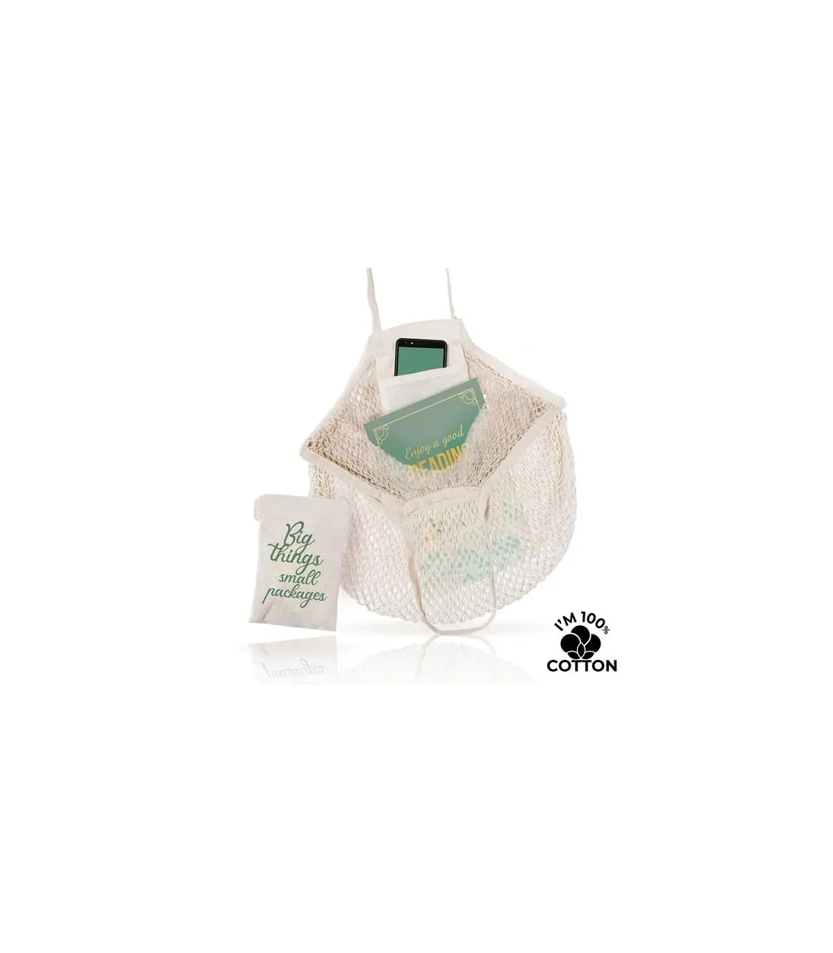 Sacos BagOnYou Saco em rede com alças, dobrável - NetFoldable