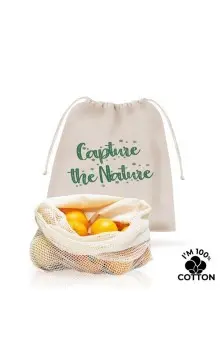 Saco em rede com atilhos, - NetString