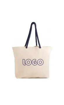 Saco em canvas com alças em cordão - Abano