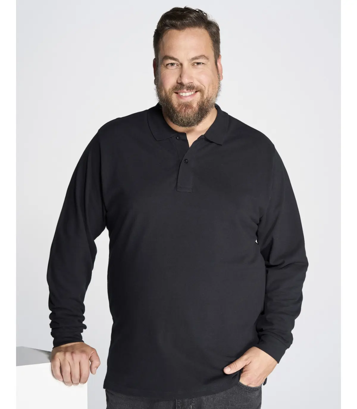 JHK JHK JHK POLO REGULAR MAN LS/KING SIZE