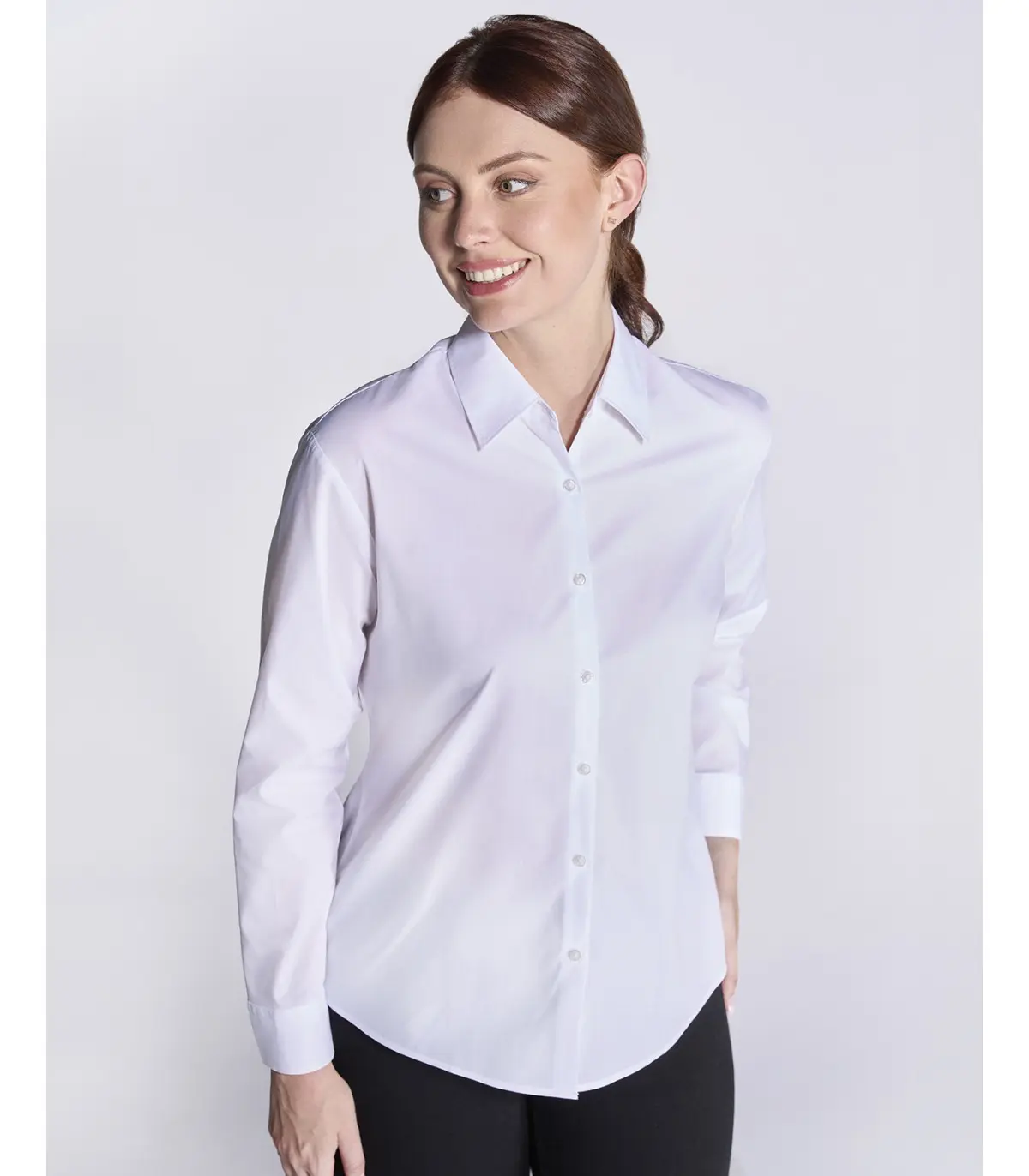 JHK JHK JHK CASUAL & BUSINESS SHIRT LADY POPELIN