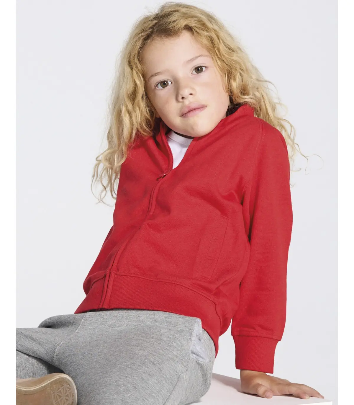 JHK JHK JHK KID FULL ZIP FRENCH TERRY SWEATSHIRT