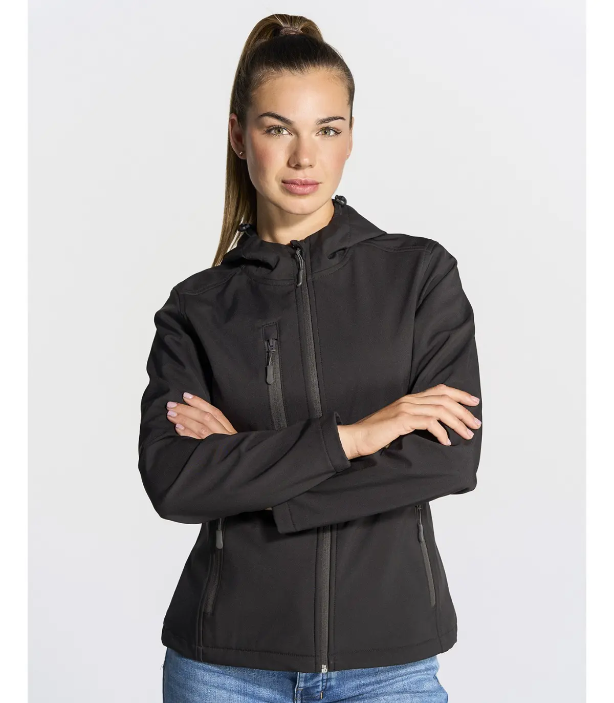 JHK JHK JHK SOFTSHELL JACKET HOODED LADY